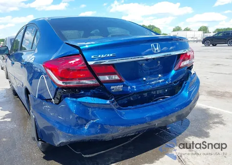 2015 Honda Civic Ex-L из США, поврежденный, VIN 2HGFB2F97FH543597